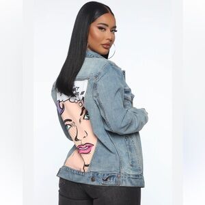 Wasn’t meant to be denim Jean Jacket size small